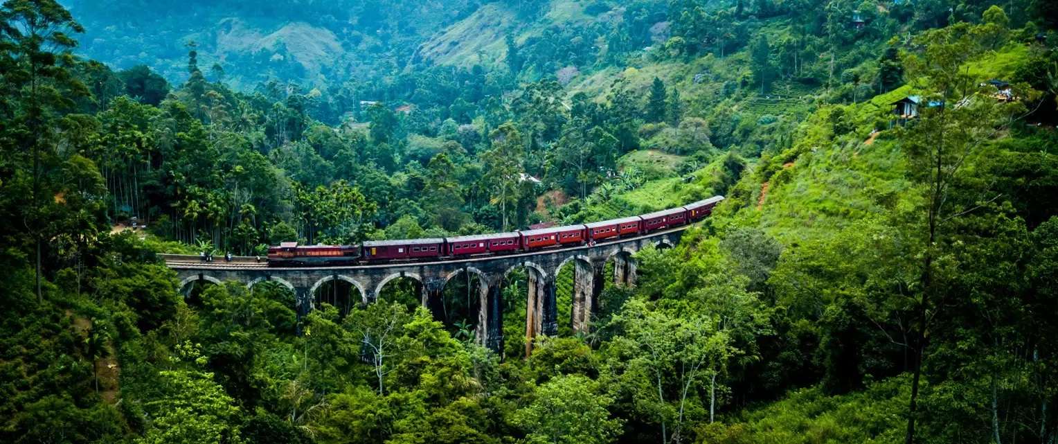 Beautiful landscape of Sri Lanka featuring Sigiriya Rock Fortress